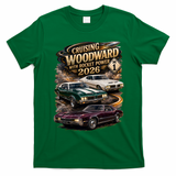 Rocket Power 2026 Woodward Ave M1 Car Cruise T-Shirt - Irish Green