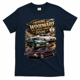 Rocket Power 2026 Woodward Ave M1 Car Cruise T-Shirt - Navy Blue