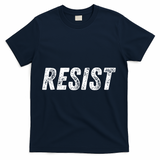 Resist Political T-Shirt - Navy