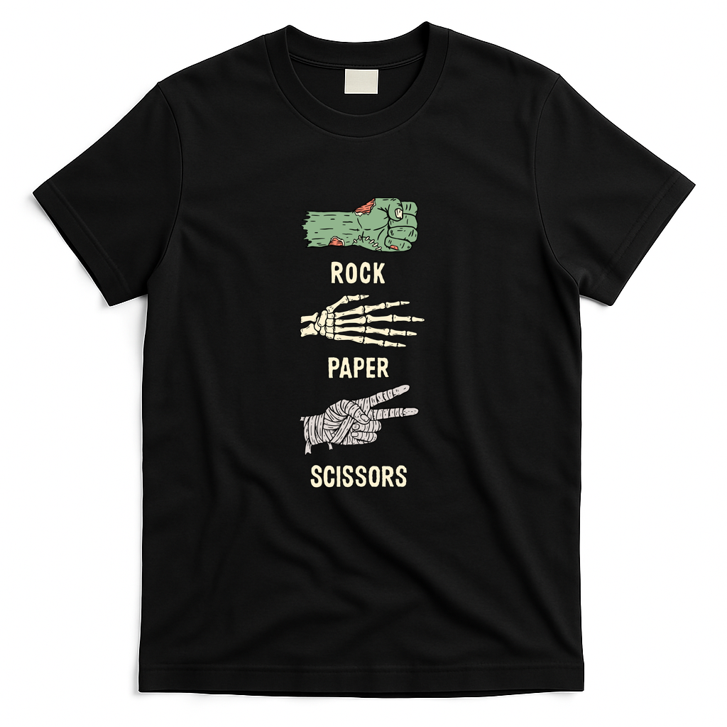 Rock Paper Scissors - Black