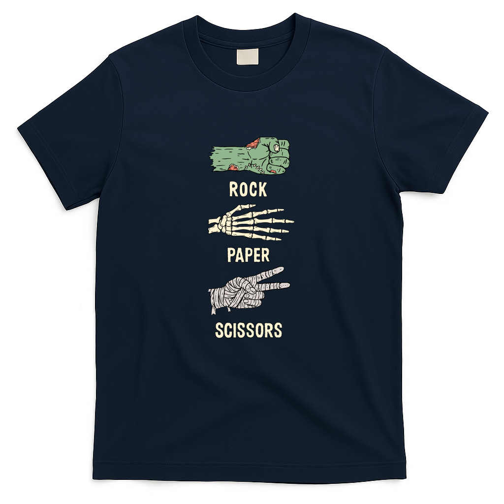 Rock Paper Scissors - Navy