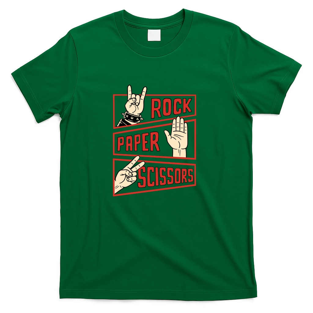 Rock Paper Scissors Game - Green