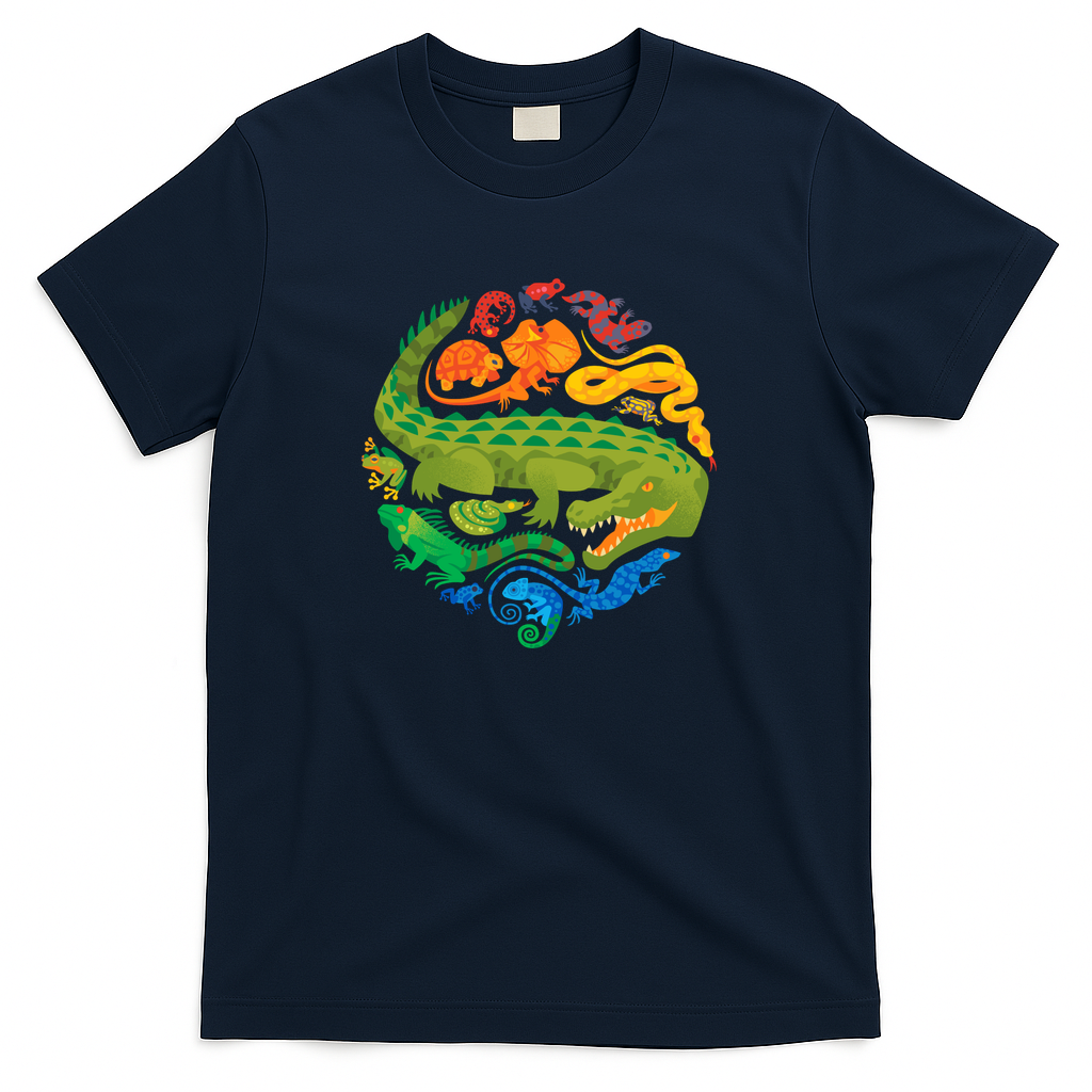 Reptile Rainbow - Navy