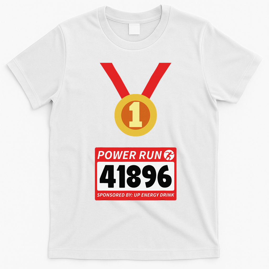 Running Runner Half Marathon Halloween Costume T-Shirt - White