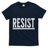 Resist Rebel Political Protest Anti Trump T-Shirt - Navy
