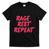 rage rest repeat - Black