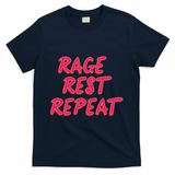 rage rest repeat - Navy