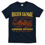Rocker Salvage Call Joe Albuquerque Vintage New Mexico T-Shirt - Navy