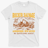 Rocker Salvage Call Joe Albuquerque Vintage New Mexico T-Shirt - White