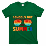 Retro Schools Out For Summer T-Shirt - Green