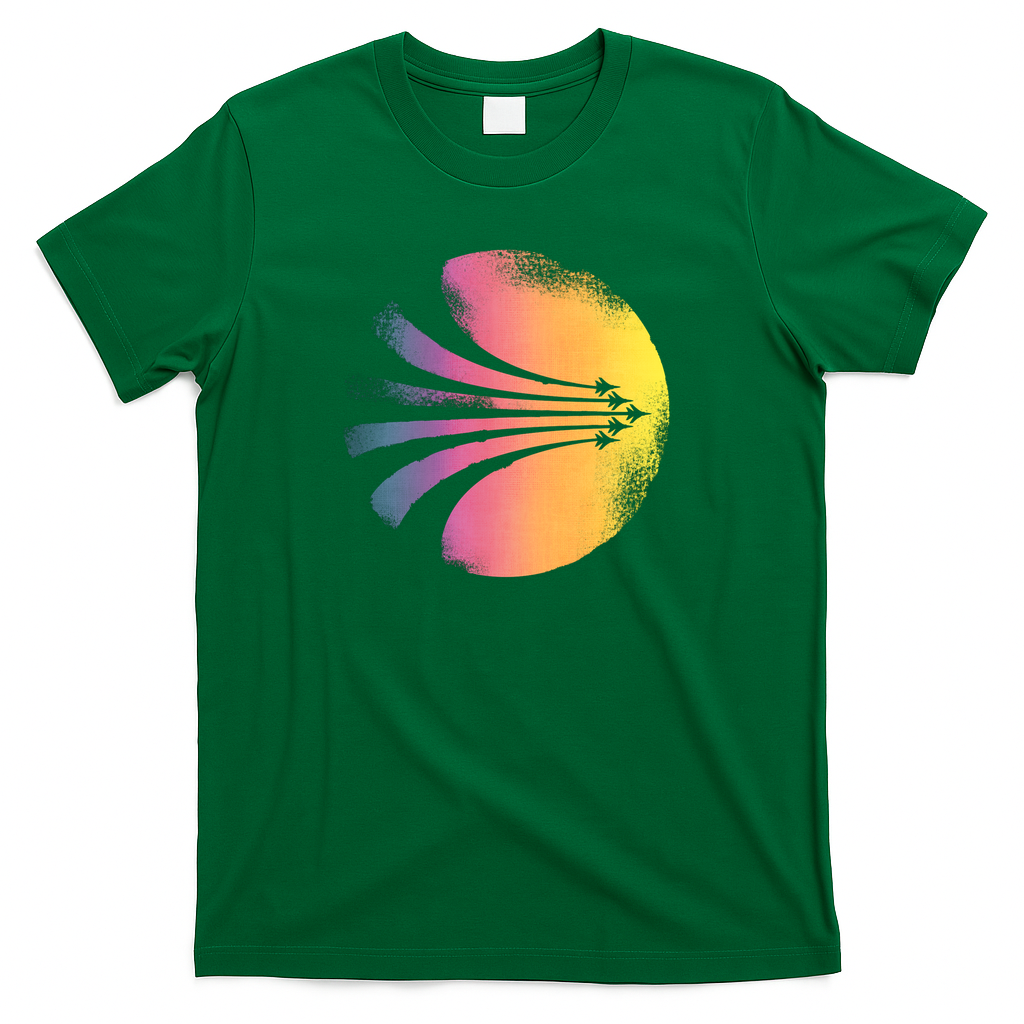 Rainbow space race - Green