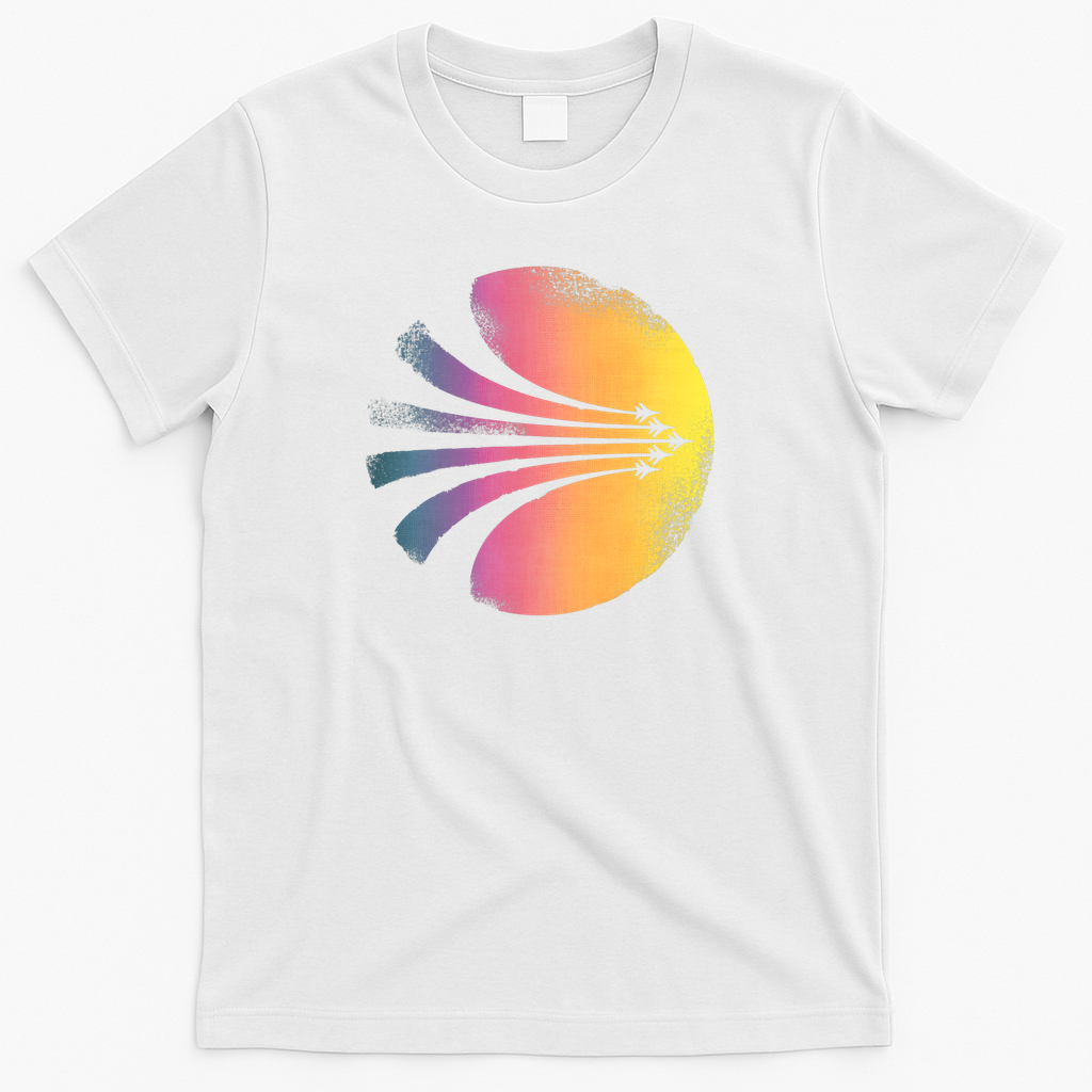Rainbow space race - White