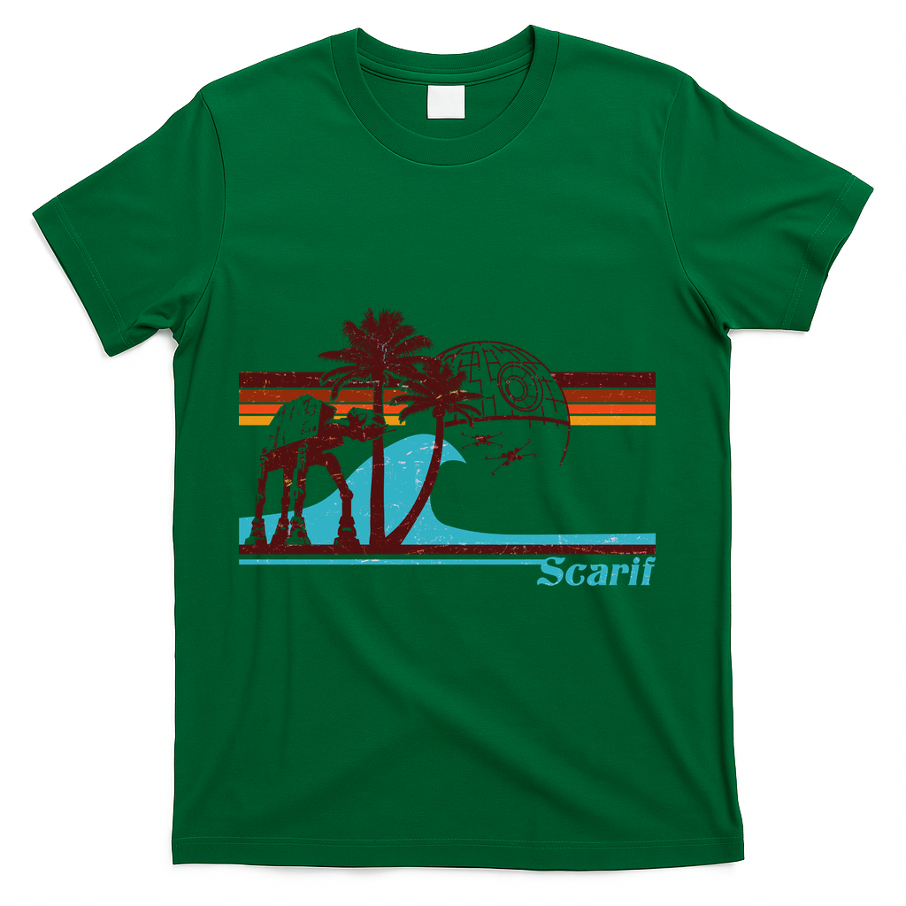 Retro Scarif Summer T-Shirt - Green