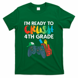 Ready To Crush 4th Grade Fourth Video Gamer First Day Boy T-Shirt