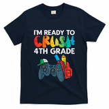 Ready To Crush 4th Grade Fourth Video Gamer First Day Boy T-Shirt