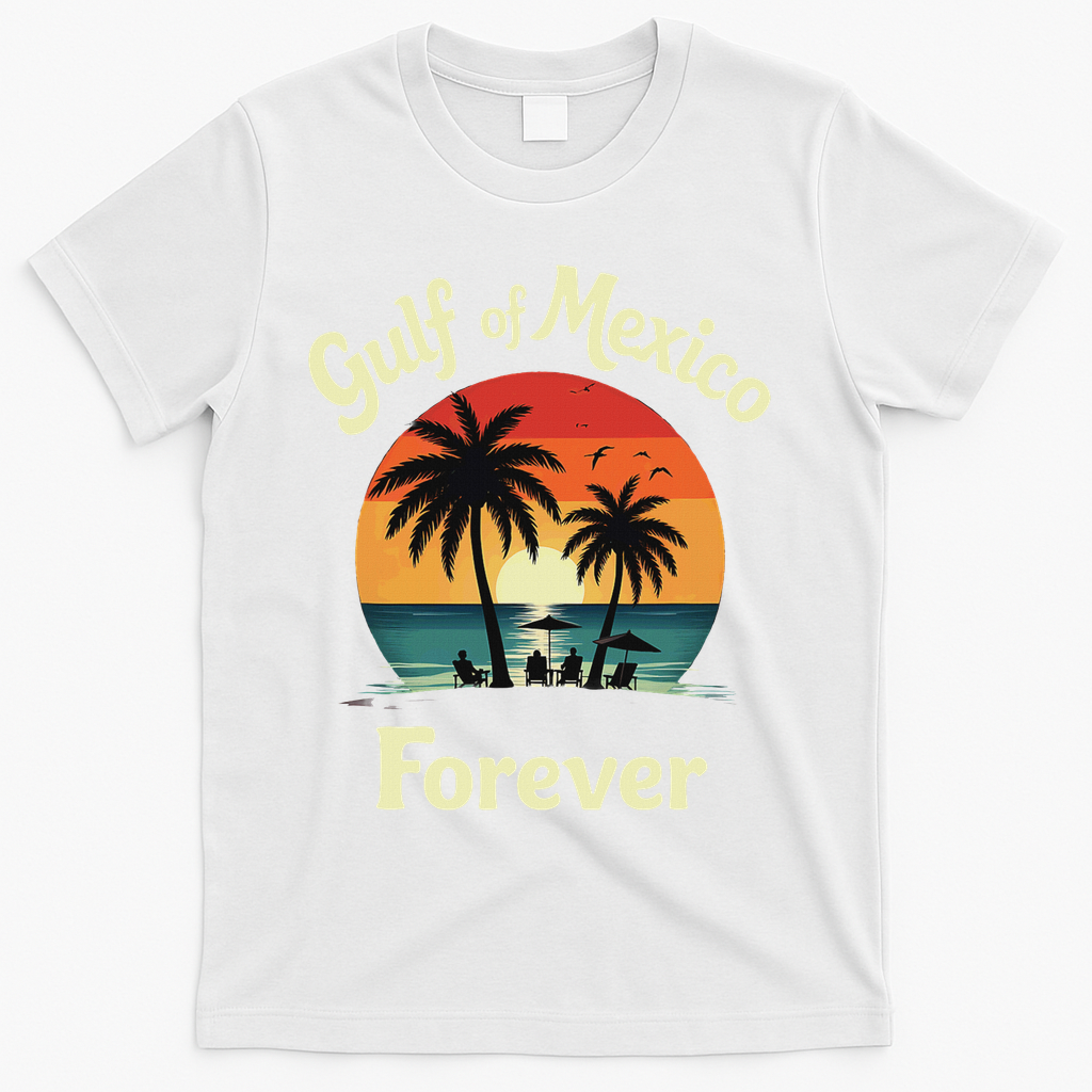 Resist Trump Gulf Of Mexico Forever T-Shirt - White