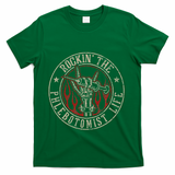 Rockin The Phlebotomist Life Phlebotomy Technician T-Shirt - Green