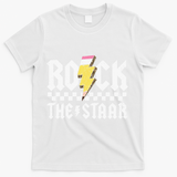 Rock The Staar Motivational Testing Day For Teacher Student T-Shirt - White