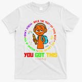 Rock The Test Test Day Teacher You Got This For T-Shirt - White