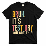 Rock The Test Dont Stress Motivational Student Teacher T-Shirt - Black