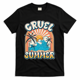 Retro Vintage Cruel Summer Tropical Beach Vacation T-Shirt - Black