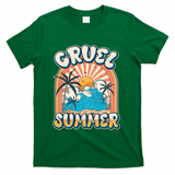 Retro Vintage Cruel Summer Tropical Beach Vacation T-Shirt - Green