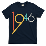 Retro Vintage Style 1946 80th Birthday T-Shirt