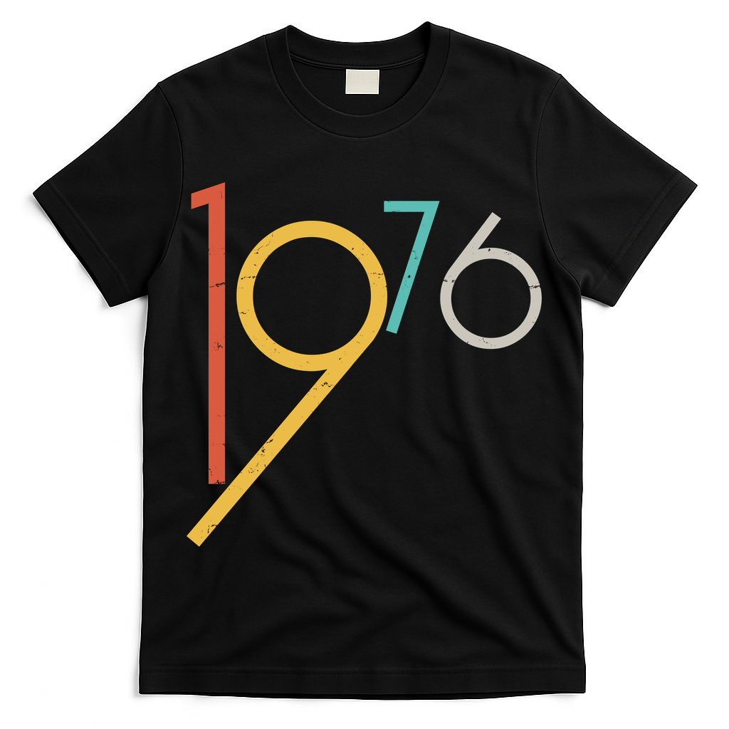 Retro Vintage Style 1976 50th Birthday T-Shirt