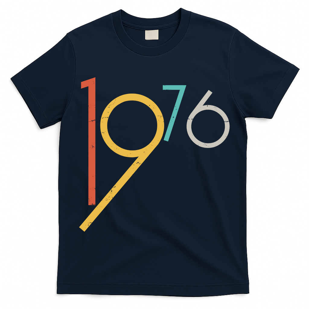Retro Vintage Style 1976 50th Birthday T-Shirt