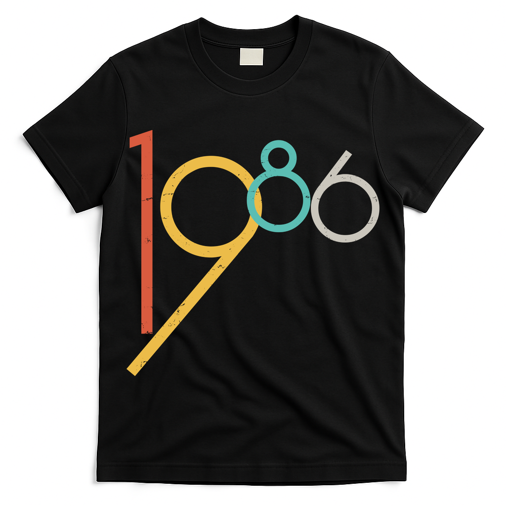 Retro Vintage Style 1986 40th Birthday T-Shirt
