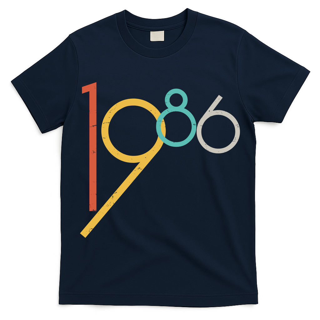 Retro Vintage Style 1986 40th Birthday T-Shirt