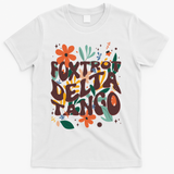Retro VintageFlowers Vintage Foxtrot Delta Tango T-Shirt - White