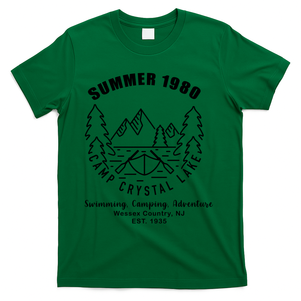 Summer 1980 Camp Crystal Lake T-Shirt - Green