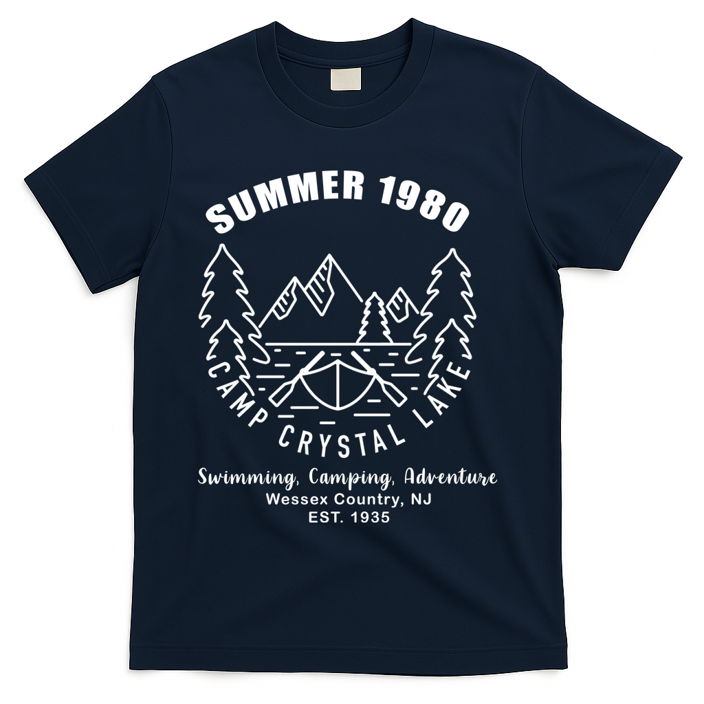 Summer 1980 Camp Crystal Lake T-Shirt - Navy