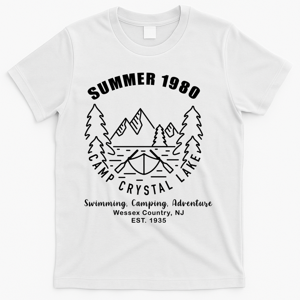 Summer 1980 Camp Crystal Lake T-Shirt - White
