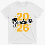 Senior 2026 Class Of Graduation T-Shirt - White