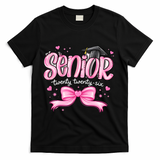 Senior 2026 Gril Graduate Graduation T-Shirt - Black