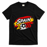 Spain 2026 Soccer Fan Apparel Champions T-Shirt - Black