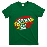 Spain 2026 Soccer Fan Apparel Champions T-Shirt - Irish Green