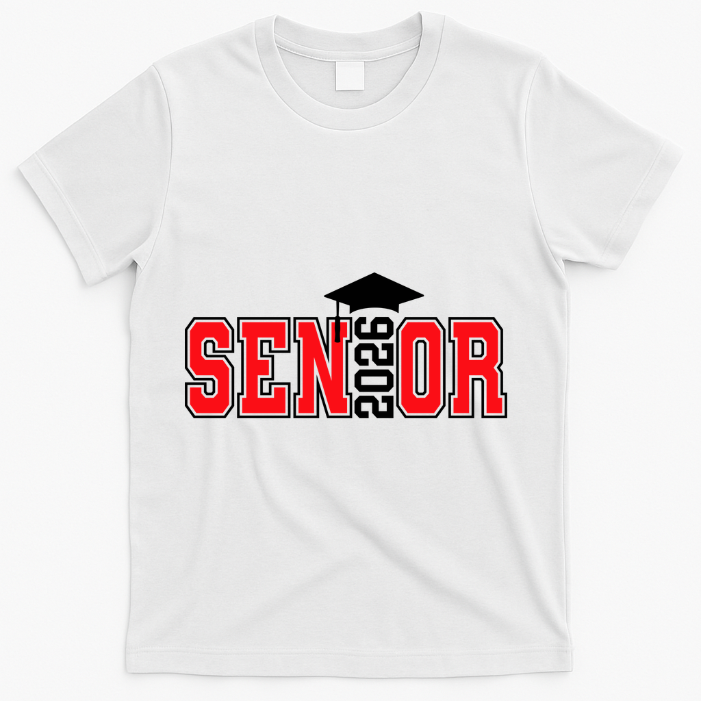 Senior 2026 T-Shirt - White