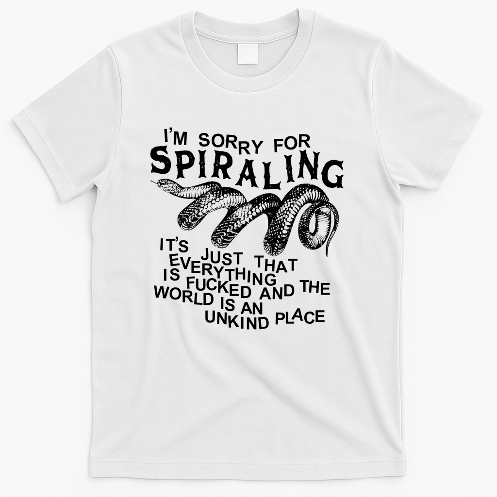 SORRY 4 SPIRALING - White