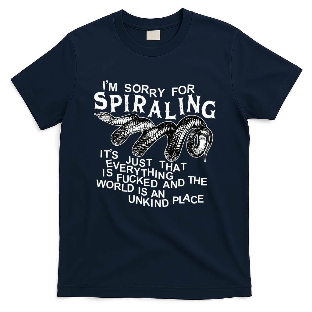 SORRY 4 SPIRALING (for dark colors) - Navy