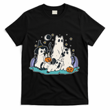 Spooky and Adorable Black Cat Halloween Costumes T-Shirt - Black