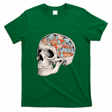 Skull and Cats - Green