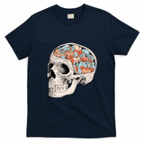 Skull and Cats - Navy