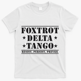 Subtle Anti Trump Fdt Democrat Resistance Gift T-Shirt - White