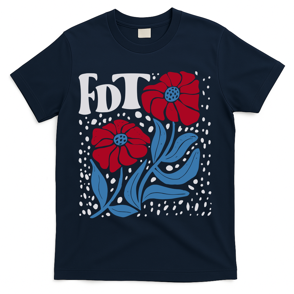 Subtle Anti Trump Fdt Anti Maga T-Shirt - Navy