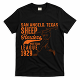 San Angelo Texas Sheep Herders Vintage Athletics T-Shirt - Black