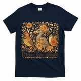 Subtle Birds Flicker Dodo Titmouse Trump Resist Boho Style T-Shirt - Navy