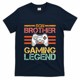 Son Brother Gaming Legend Gamer Family Gaming Brothers Gift T-Shirt